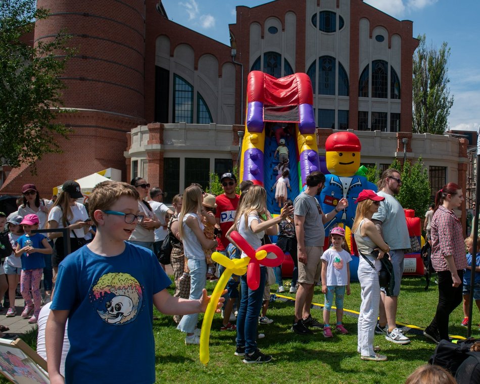 Łódź. Dzień Dziecka w Fuzji Łódź. Strefa klocków, tory przeszkód i konkursy