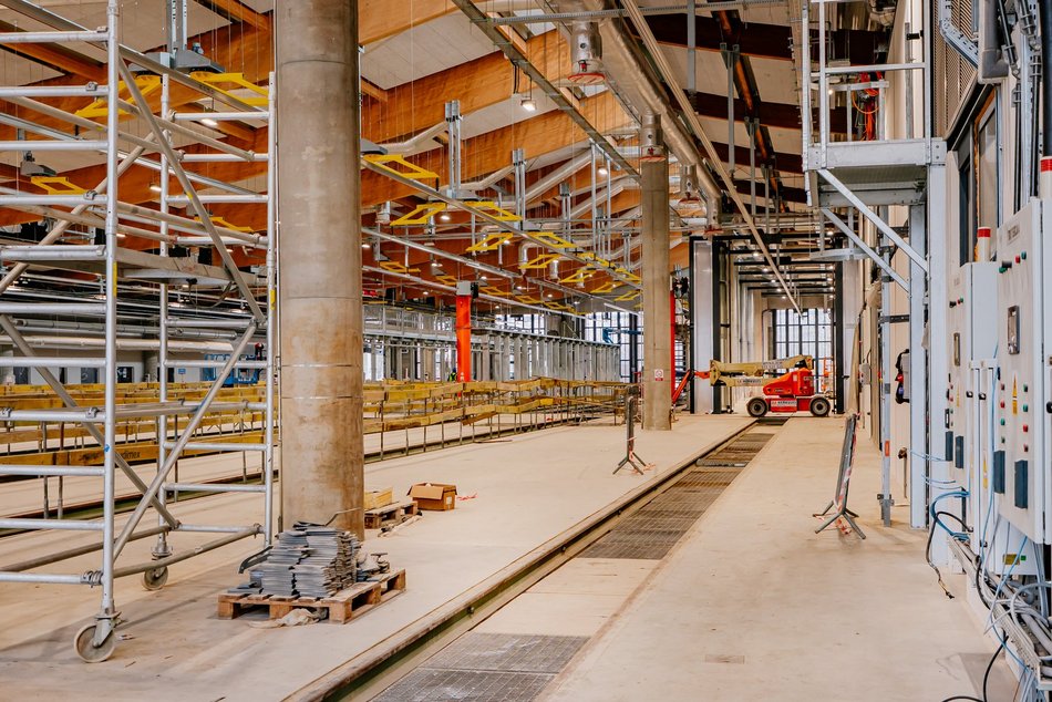 Łódź. Zajezdnia Chocianowice prawie gotowa. Raport z budowy