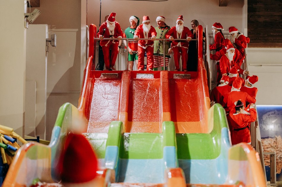 Aquapark Fala opanowały Mikołaje