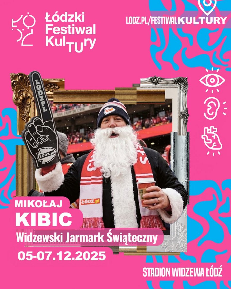 Łódź. Choinka przy stadionie Widzewa Łódź