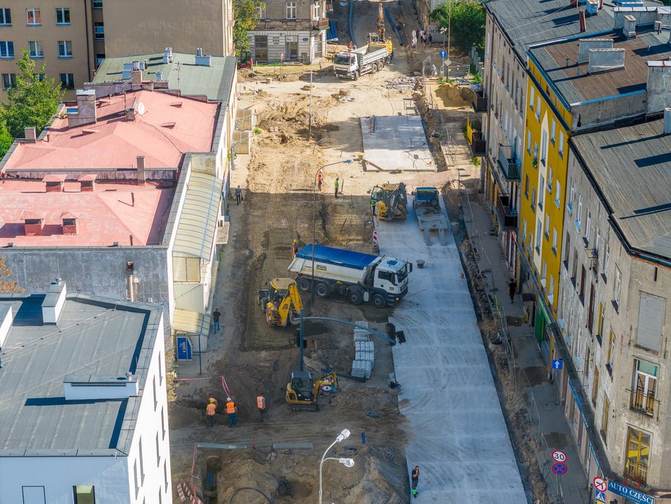 Remont ul. Przybyszewskiego