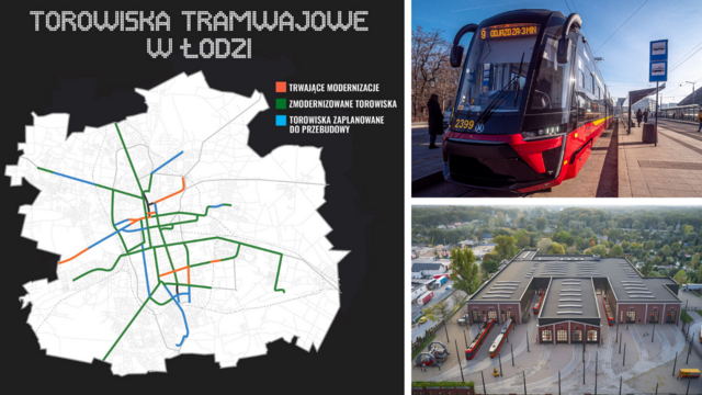 Wielkie inwestycje tramwajowe zmieniają Łódź. Ważne remonty i zupełnie nowe projekty [MAPA]