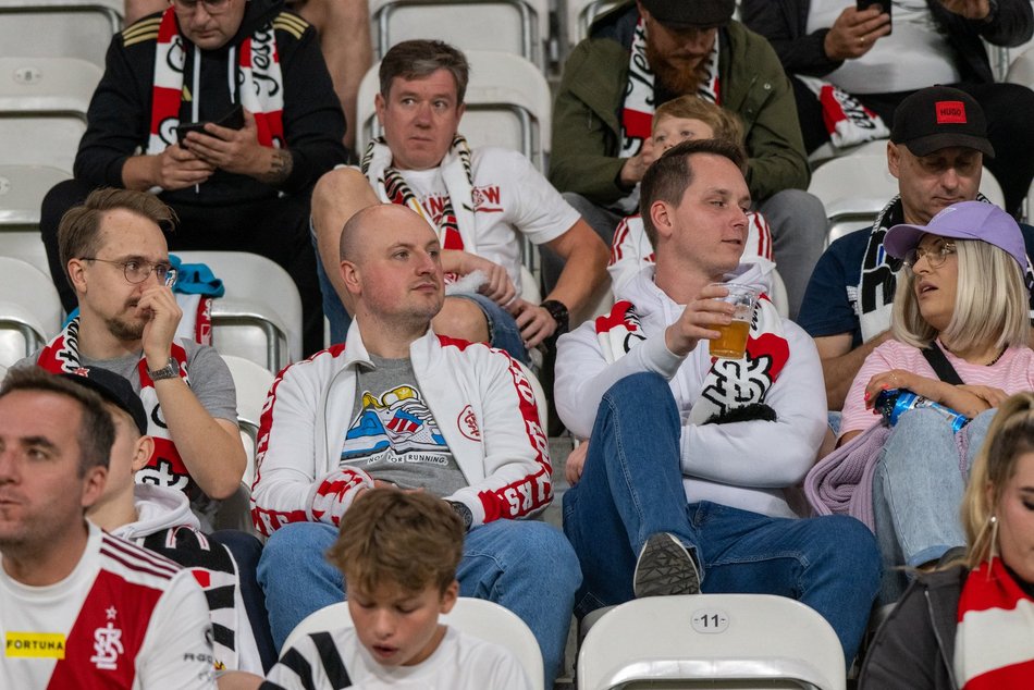 Łódź. Kibice na meczu ŁKS Łódź - Wieczysta Kraków. Byłeś/aś? Znajdź się w galerii