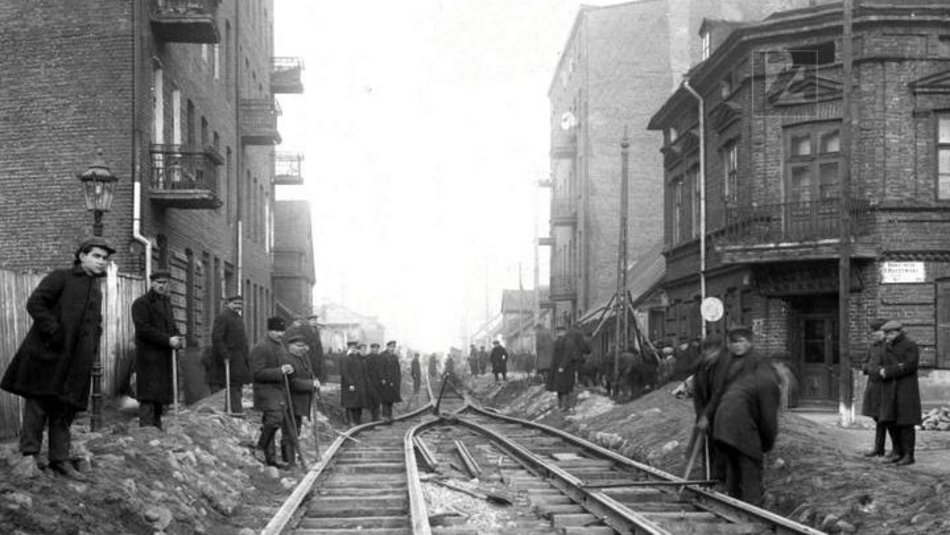 Łódź. Ul. Łagiewnicka - rok 1925