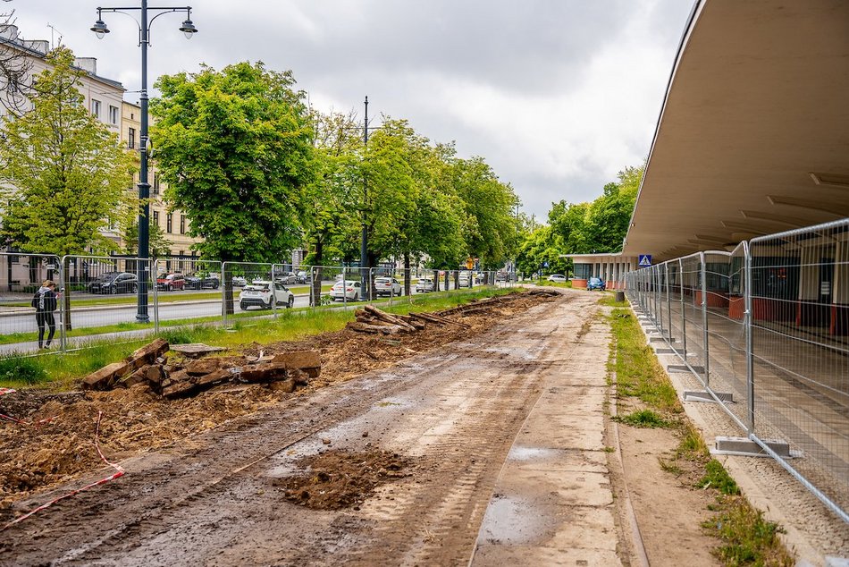 Łódź. Remont krańcówki MPK Łódź przy Północnej wystartował. Modernizacja pełna parą!