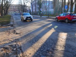 Łódź. Ulica Wigury przed remontem