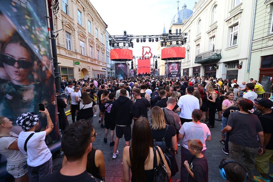 Łódź. Parada Wolności 2025 w Łodzi. Największy klub muzyczny pod gołym niebem