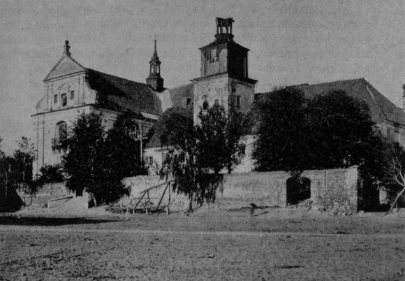 Klasztor w Łagiewnikach – widok z końca XIX w.
