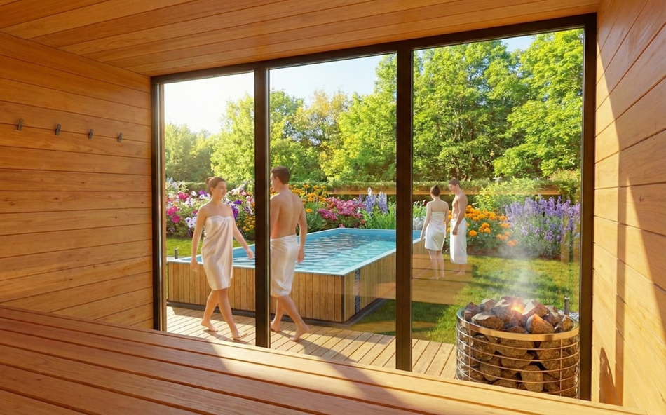 Łódź. Sauna w Aquaparku Fala w Łodzi