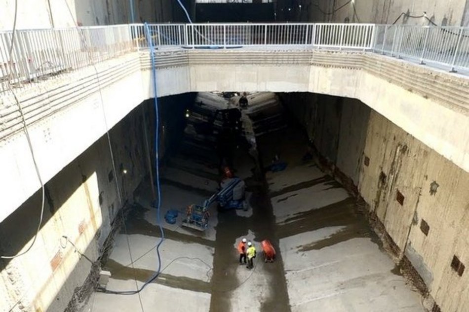 Kolej Dużych Prędkości w Łodzi. Koniec budowy komory startowej, mogą już drążyć!