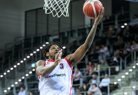 Łódź. Koszykarz ŁKS