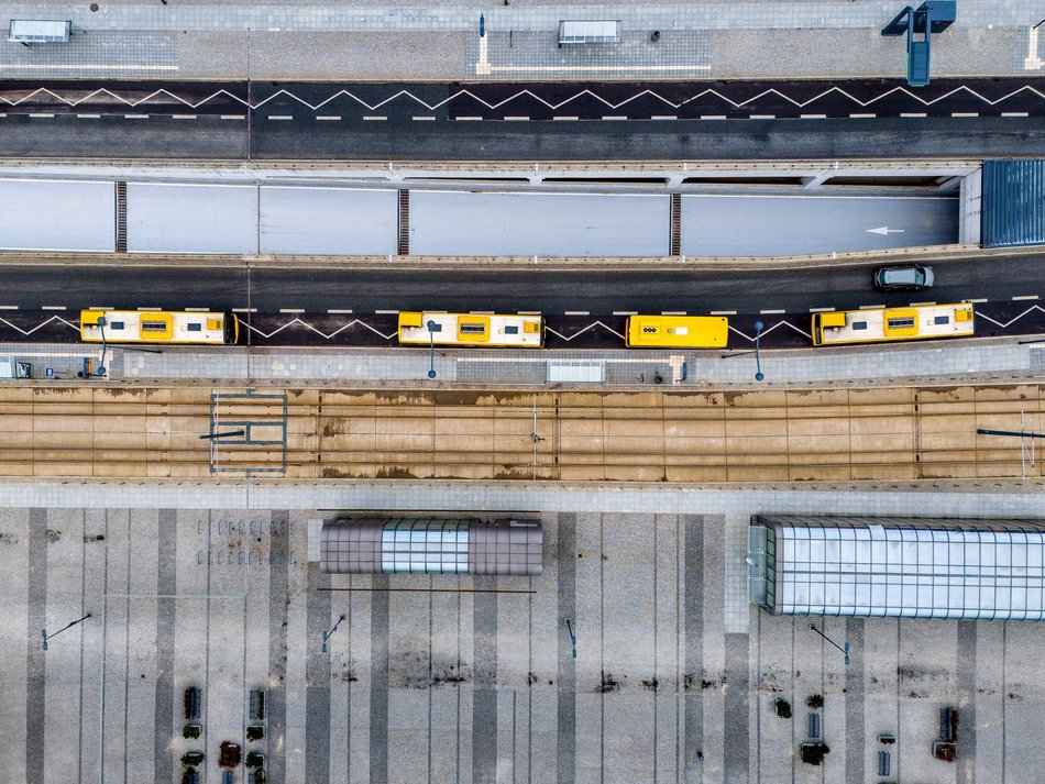 Łódź z lotu ptaka