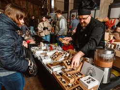 Łódź. Targ Świąteczny w Fuzji