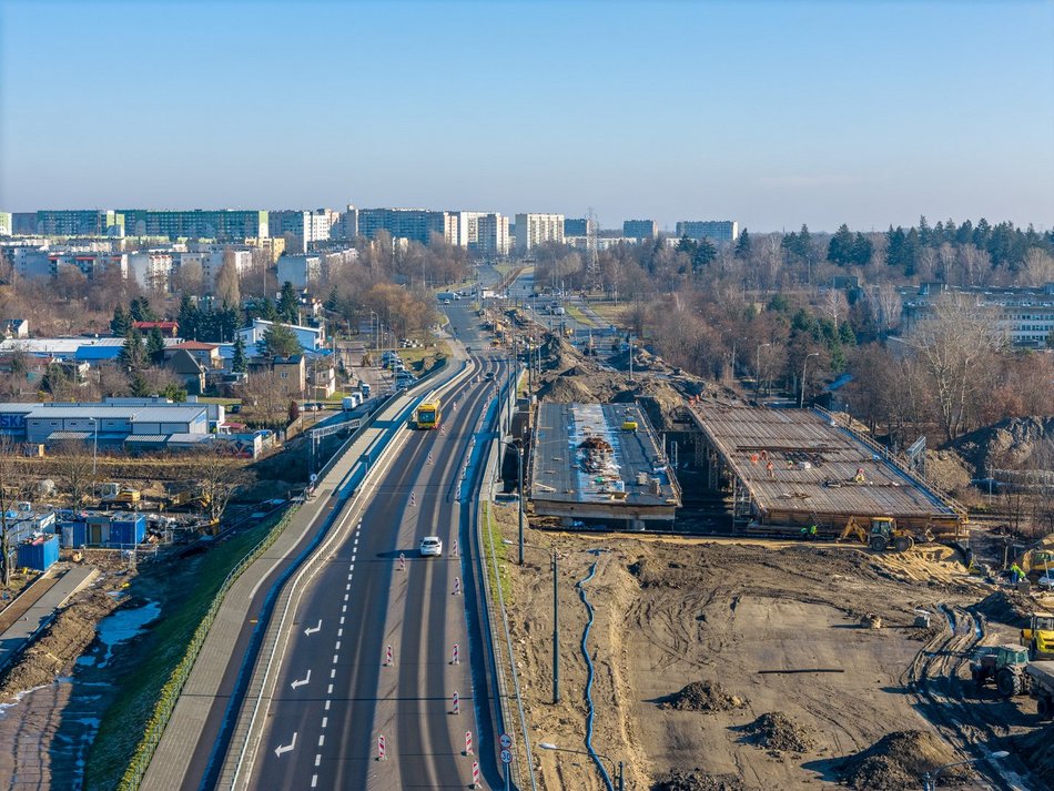 Przybyszewskiego w przebudowie