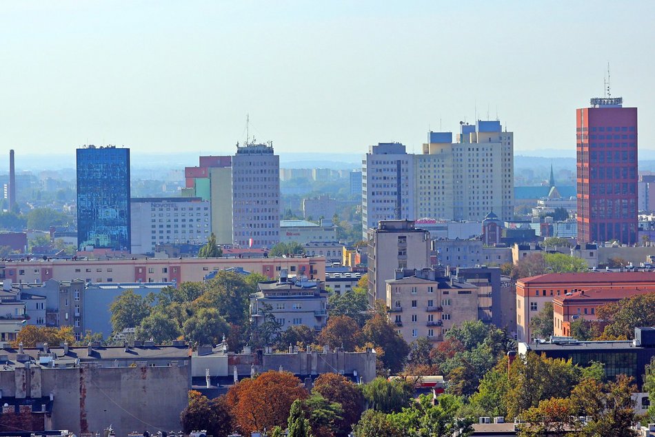 Wyjątkowa panorama Łodzi z dachu "wieżowca TVP"!