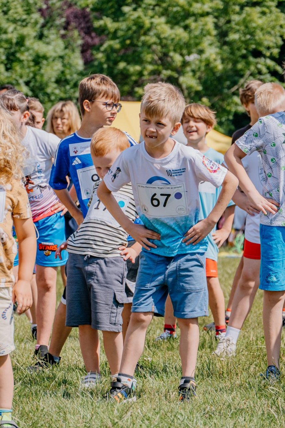 Bieg charytatywny w parku Baden-Powella