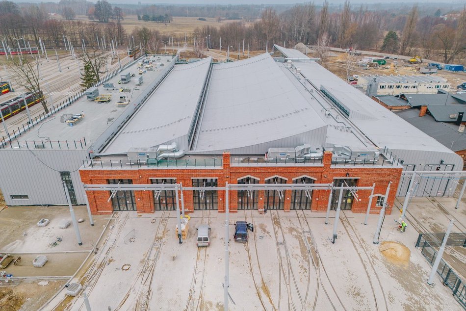 Łódź. Zajezdnia Chocianowice prawie gotowa. Raport z budowy
