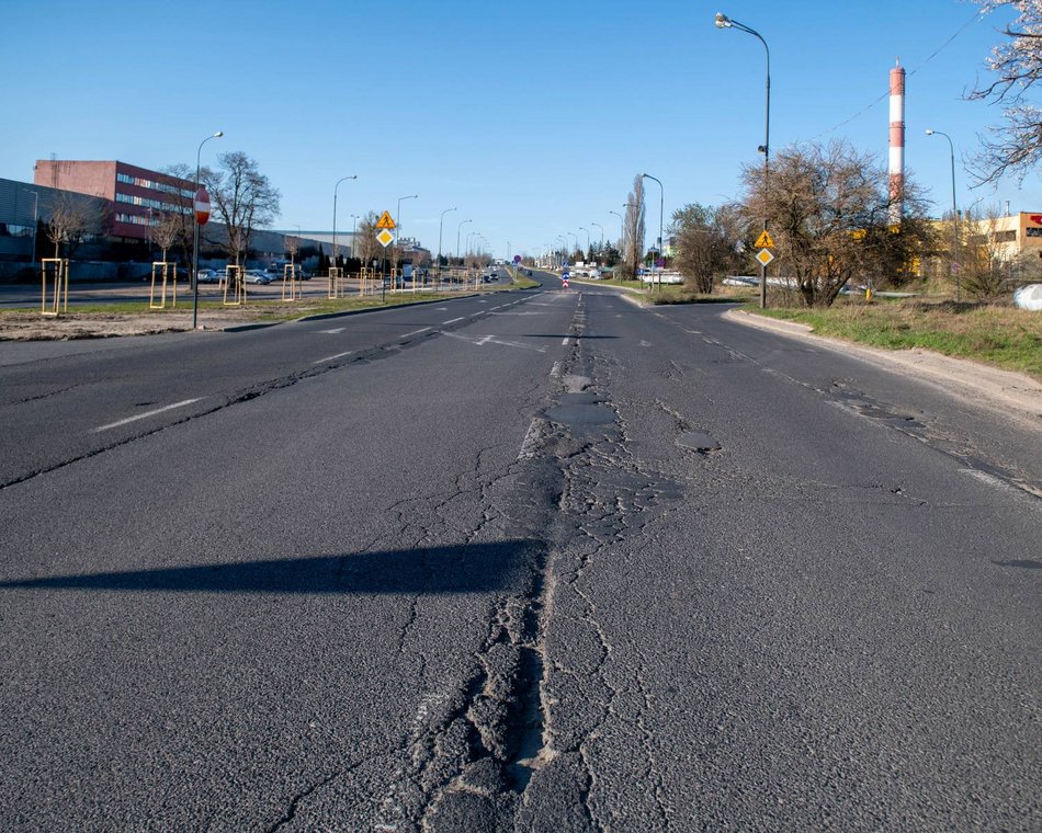 Łódź. Remont Puszkina w Łodzi. Czas na prace na drugiej jezdni. Kiedy start?