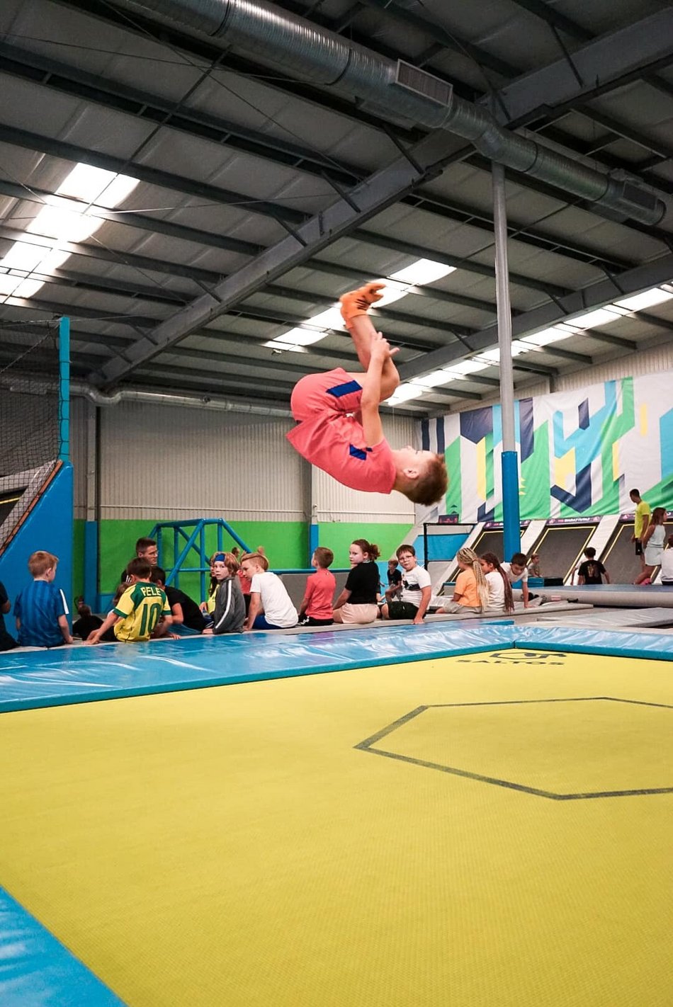 Łódź. Park Trampolin Saltos w Łodzi