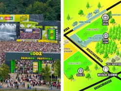 Łódź. Mapa Łódź Summer Festival 2026. Dwie duże sceny i największa edycja w historii!