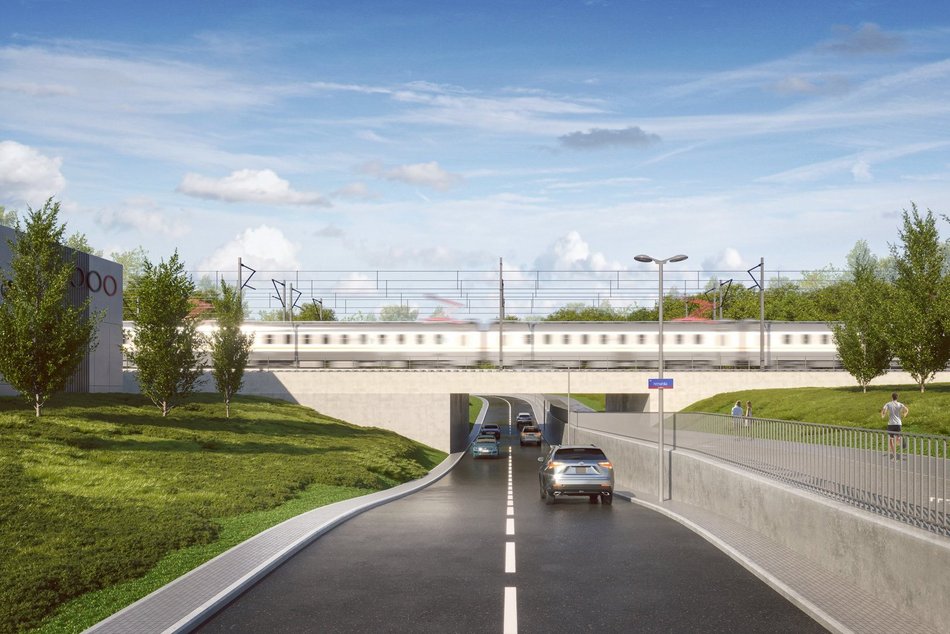 Łódź. Tunel na ul. Hetmańskiej - wizualizacja