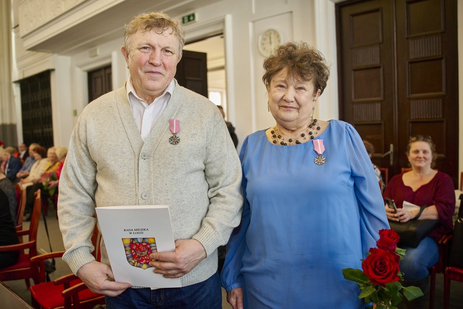 Małżeństwa z Łodzi uhonorowane medalami za wieloletnie pożycie