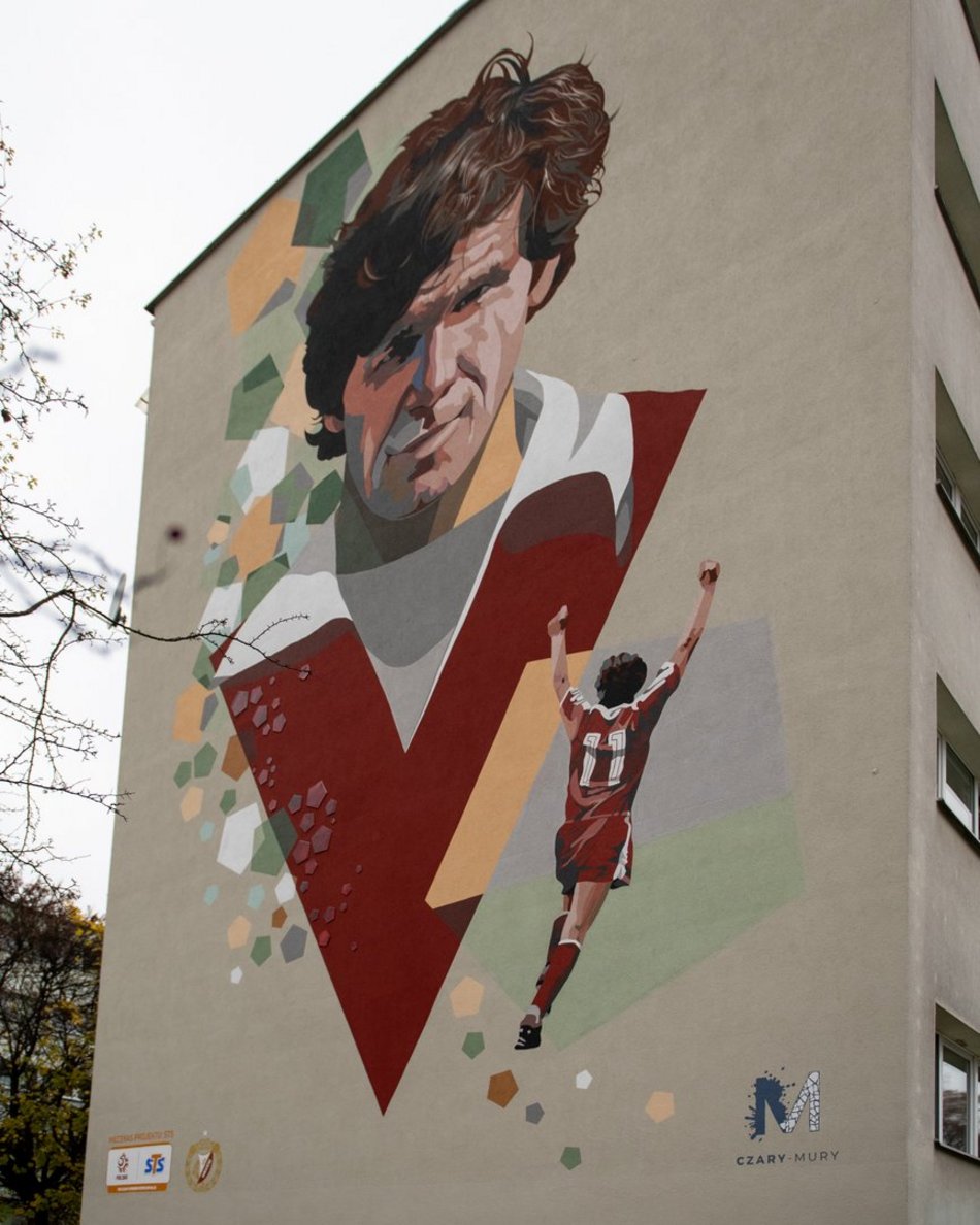 Włodzimierz Smolarek - mural