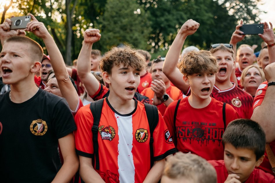 Widzew Łódź zaprezentowany! Byłeś/aś w parku Widzewskim? Odszukaj się w galerii!