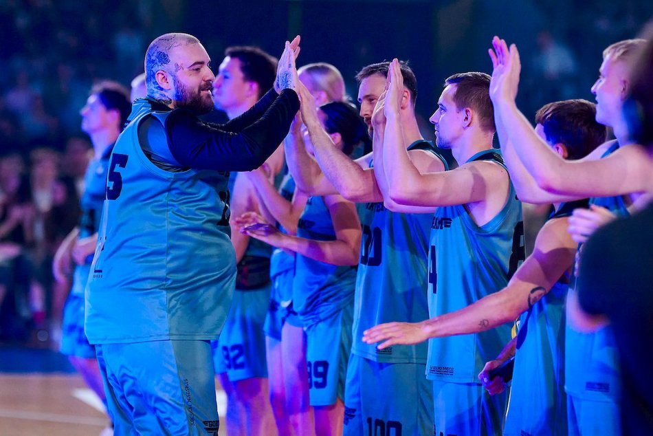 Łódź. Mecz Gortat Team vs NATO Team
