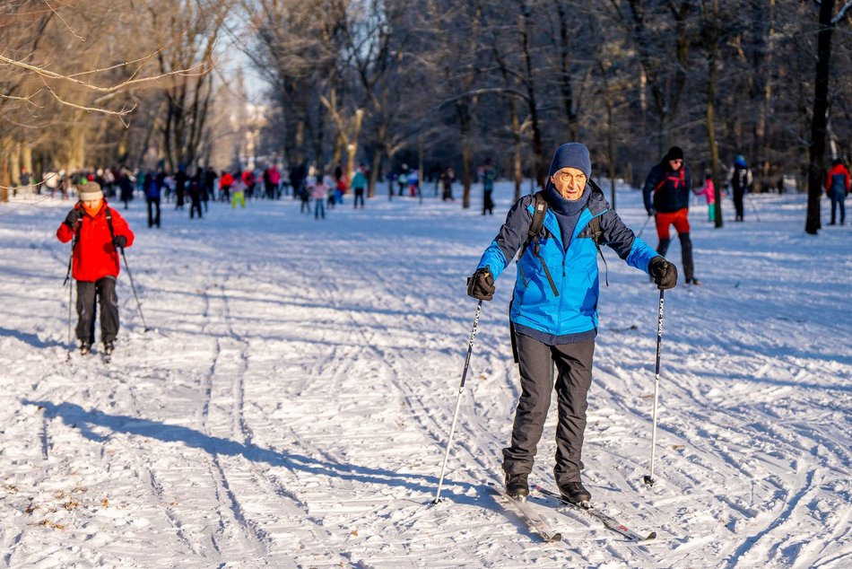 Łódź. Zajęcia z narciarstwa biegowego