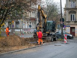 Łódź. Remont Podrzecznej, Wolborskiej i Majzela