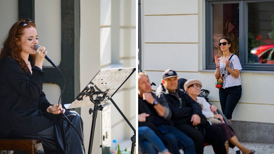 Łódź. Włókiennicza Unplugged w Łodzi. Zuzanna Wysocka wystąpiła przed liczną publicznością