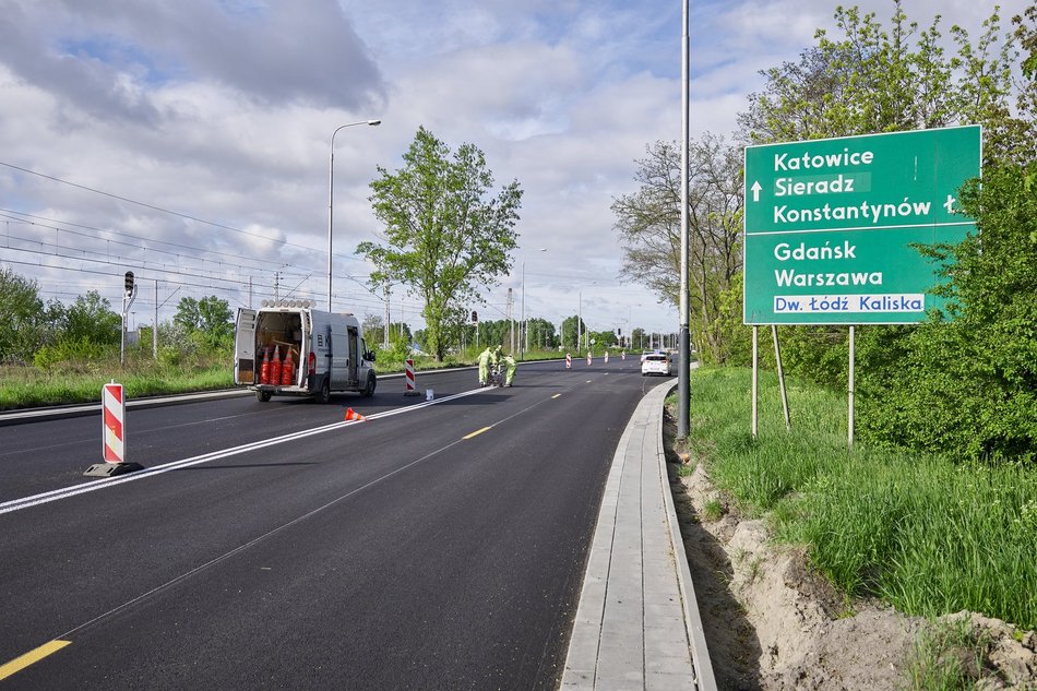 Wyremontowana ulica Maratońska