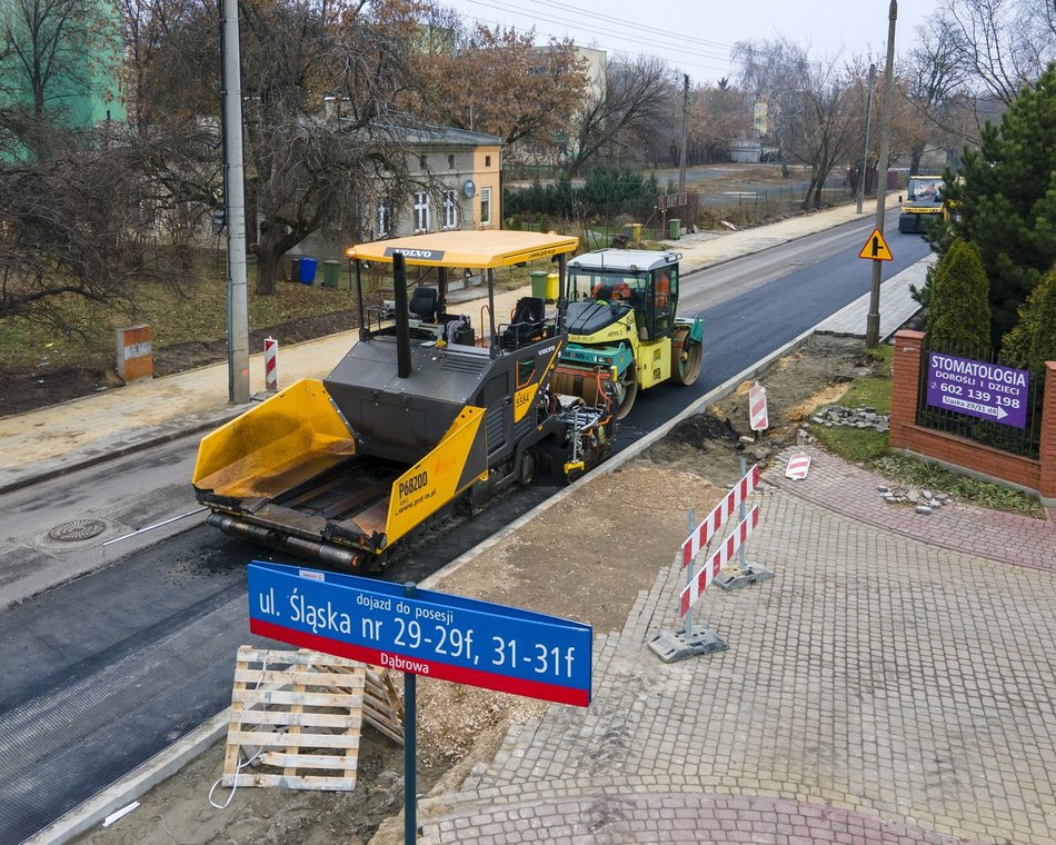 Ulica Śląska remont