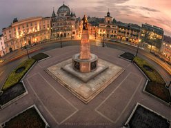 piękna fotografia pokazująca miasto Łódź