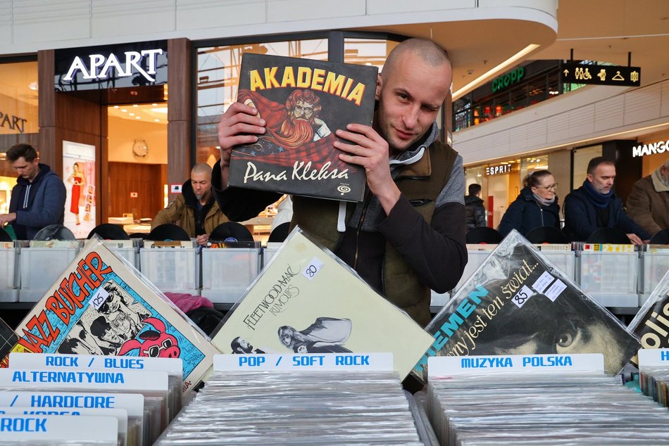 Giełda płyt winylowych w Manufakturze