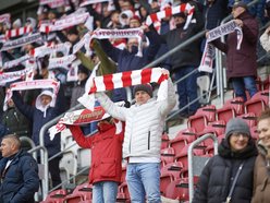 Kibice na meczu ŁKS Łódź - Chojniczanka Chojnice