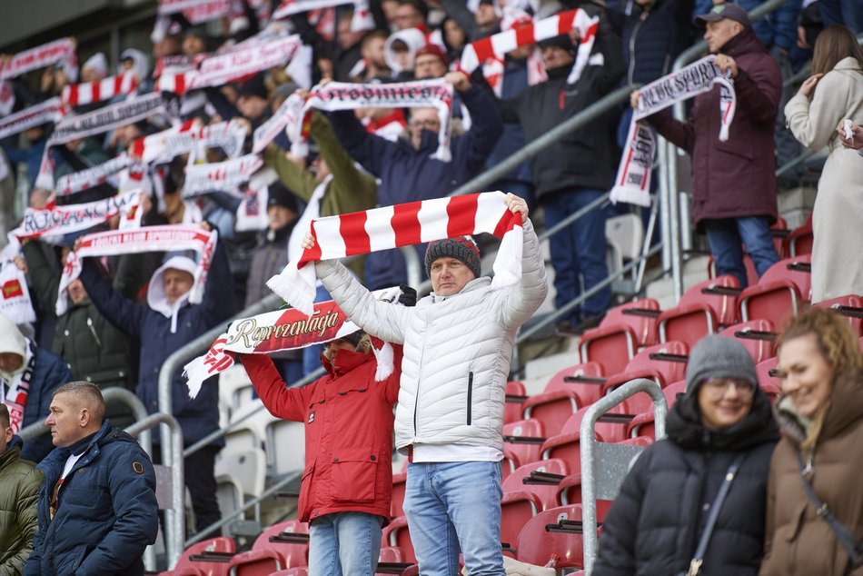 Kibice na meczu ŁKS Łódź - Chojniczanka Chojnice