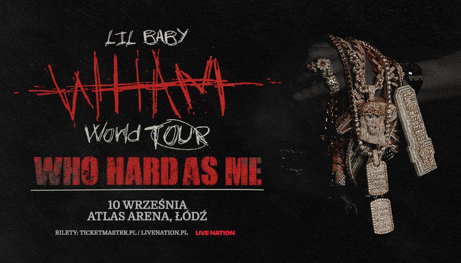 Łódź. Lil Baby w Atlas Arenie. Wielki hip-hop z USA zawita do Łodzi! 