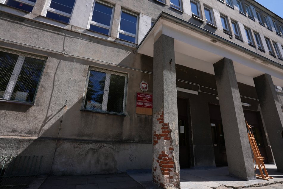Zielony remont technikum przy Edwarda. Poligrafik przejdzie ekoremont!
