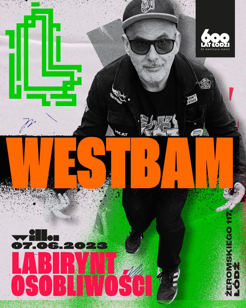 Artysta WestBlam na plakacie