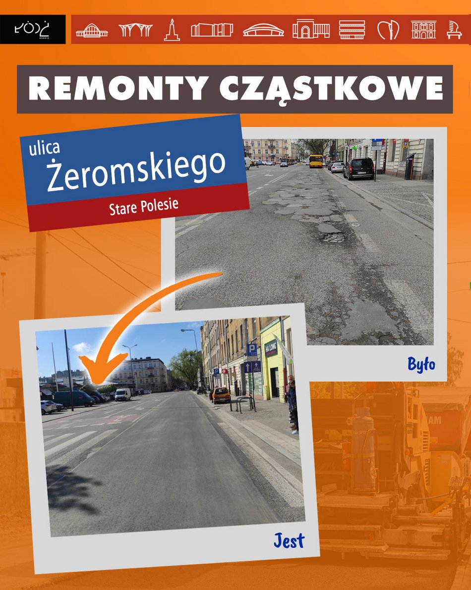 Remont ulicy Żeromskiego
