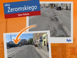 Remont ulicy Żeromskiego