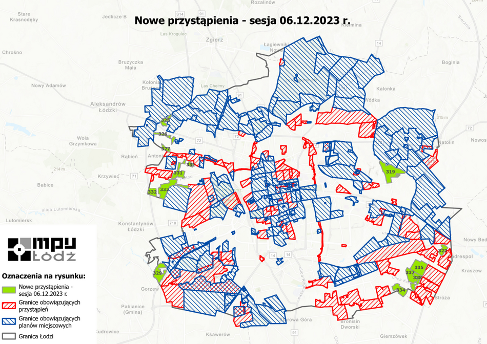 12 nowych planów zagospodarowania przestrzennego w Łodzi