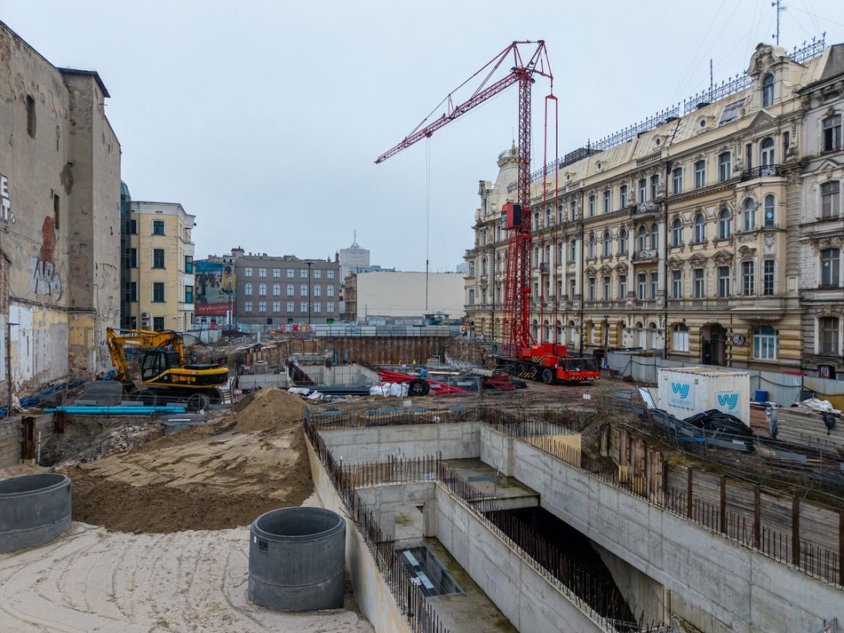 Tunel pod Łodzią. Budowa stacji Łódź Śródmieście nie zwalnia tempa