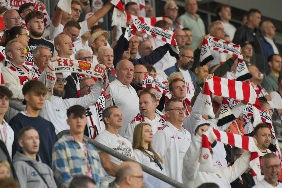 Kibice na meczu ŁKS Łódź z Polonią Bytom. Byłeś/aś tam? Odszukaj się w galerii!