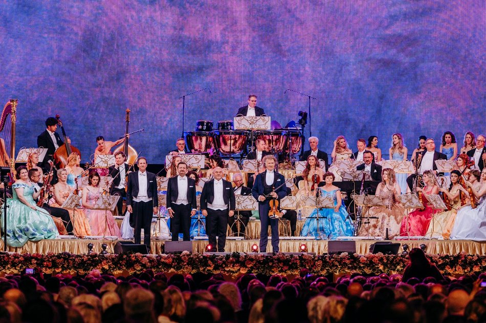Łódź. Andre Rieu w Atlas Arenie. Holenderski skrzypek oczarował publiczność