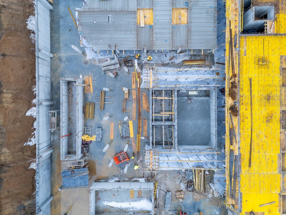 Łódź. Aquapark Widzew w Łodzi - plac budowy