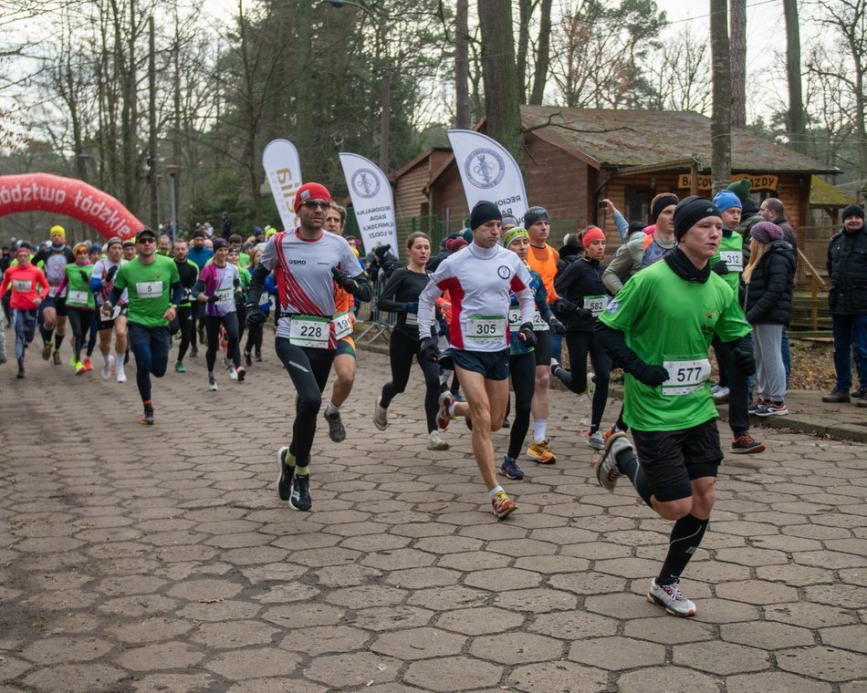 Łódź. Bieg Sylwestrowy w Arturówku