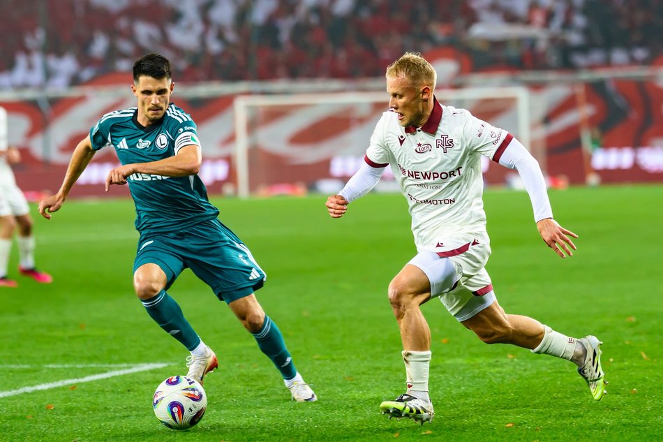 Mecz Widzewa Łódź z Legią Warszawa